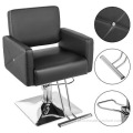 Cadeira de barbeiro moderna, cadeira de barbeiro reclinável